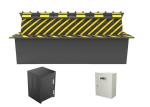 Road Safety Hydraulic Road Blocker 16mm Thickness A3 Steel Anti Terrorism With
