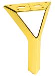 0.25 Kg Each Sofa Metal Flower Legs Furniture Golden Metal Legs For Furniture