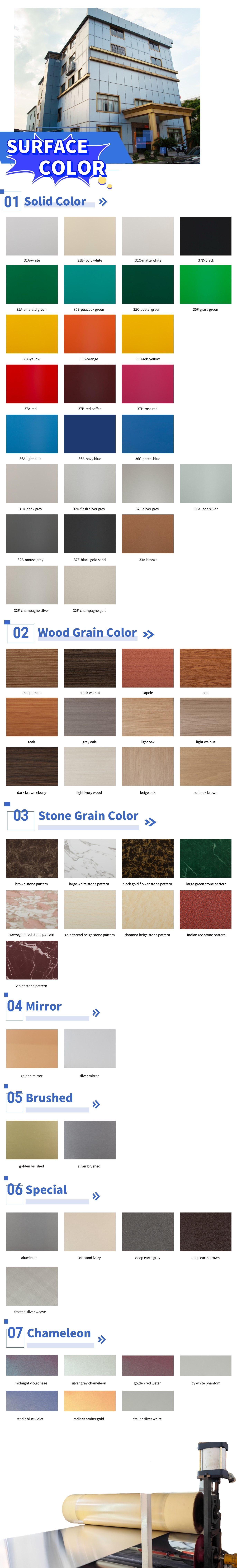 Interior ACP Sheet With Special Effects Finish 0.2mm Aluminum Layer PE Coating
