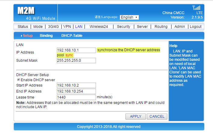 580Mhz ESD Antistatic Protection 4G Wireless Router 35V 2A Input