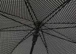 Straight Auto Open Stick Umbrella Fashion Retro Round Wave Point For Female