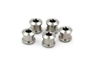 Wholesale Ti Crankset Chainring Nuts &amp; Bolts Hardware , Titanium Bike Accessories from china suppliers
