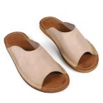 HZM017 Summer Sandals, Semi-Supporting Classic Retro Sandals, Leather Handmade