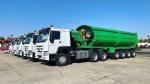 9403ZH 4 Axles Rear Dump Semi Trailer 45 Cubic Meter for Your Construction Needs