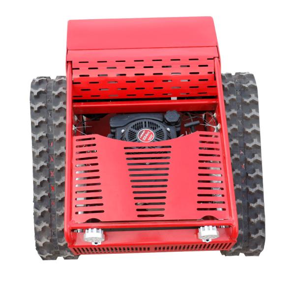 Quality HTM750 Crawler Lawn Mower Hand Opened Remote Control For Tough Terrain Mowing for sale