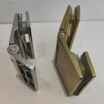 Stainless Steel Casting Shower Door Clamp Hinge Rustproof Flexible