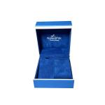 Sapphire Blue Plastic Luxury Watch Packaging Box Jewelry Box For Necklaces And