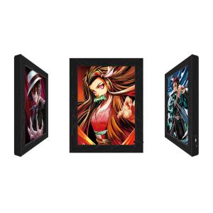 Wholesale Lenticular Flip Change Anime 3D Poster Frame LED Light Box from china suppliers