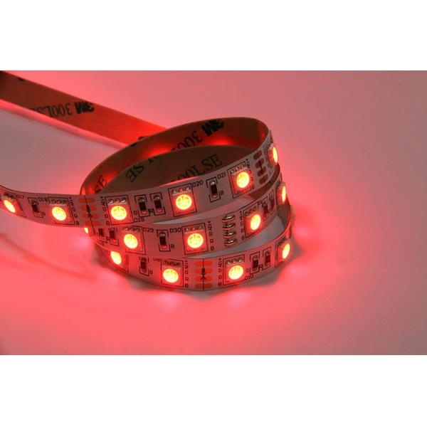 SMD5050 LED Strip Lights RGB With Remote Control Dimmable 5M 60leds No-waterproof 12V Led Strip For KTV