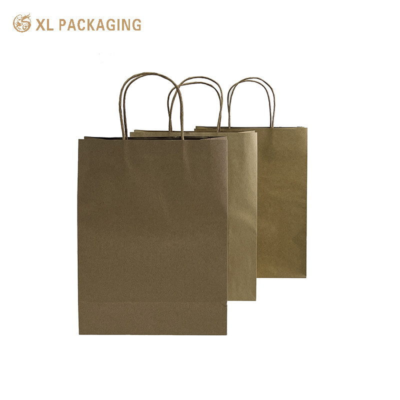 Printed Paper Gift Bags Recycle Paper Bag Kraft Paper High Quality Cosmetic Clothing Paper Box With Logo