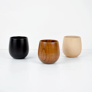 Wholesale Big Belly Retro Tea Cups 250ml Large Capacity Wood Grain Coffee Cup from china suppliers