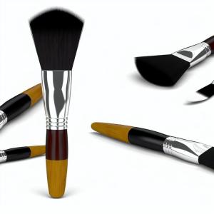 Wholesale TOUCH UP 15 Custom Blade Eyebrow Eyeliner Brush Synthetic Hair Wood Brush from china suppliers