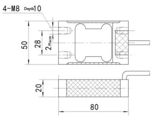 Small Structure 4Kg Load Cell Single Point Load Cell 4Kg 6Kg 8 Kg 10Kg 20Kg 30KG 50KG GPB180 Load Cell
