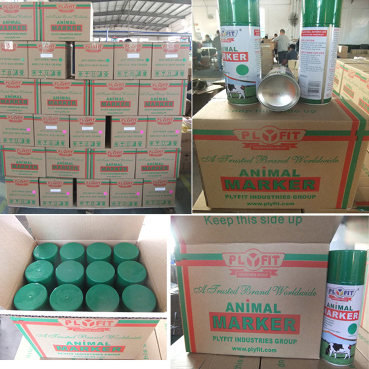 Eco Friendly Livestock Marker Spray Animal Marking Spray Paint For Tail Painting