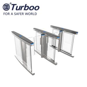 Wholesale Office Building Turnstiles Small Size Optical Turnstiles Swing Barrier Gate from china suppliers
