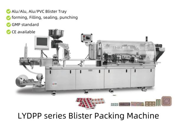 Flat Blister Pharma Packaging Machine For Oral Solid Dosages with High Spped