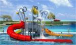 Interactive Castle Aqua Playground Water Theme Park For Entertainment