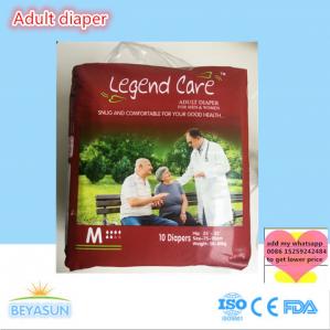 China Soft Care Non Woven Fabric Patient Adult Disposable Diapers For Bangladesh Market on sale