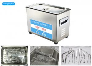 Digital Control Tabletop Ultrasonic Cleaner , Surgical Ultrasonic Cleaner With Heater