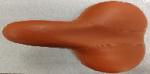Stylish OEM Brown Leather Mountain Bike Seat Exquisite Design