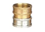 Unvalved Garden Hose Coupler / Swivel Brass Female Coupling For Heavy Duty