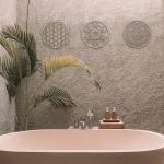 Sacred Geometry Wood Wall Art Set, Zen Home Decor for Yoga/Meditation, Wooden