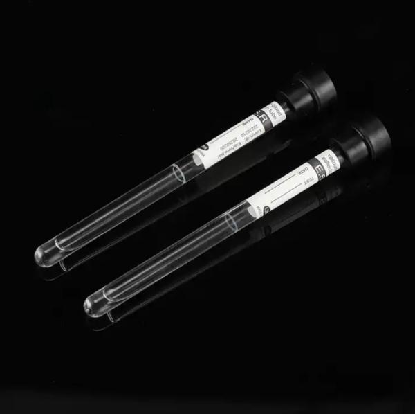 Professional Supplier 8*120mm Disposable Long Type Serum Black Top Esr Blood