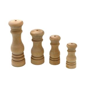 Wholesale Jar Shell Acacia Pepper Mill Set Polished Wood Salt And Pepper Shakers Set from china suppliers