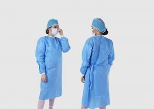 China Eco Friendly Disposable Medical Exam Gowns Foldable For Hospital / Chemical Industy on sale