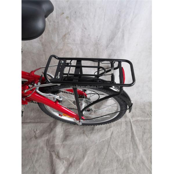 20 Inch Unisex Hybrid Folding Bike with 7 Gears and Aluminum V Brake Alloy Hub Quando