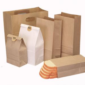 Wholesale Custom Order Accepted Food Grade Kraft Paper Bag Without Handle for Bread Packaging from china suppliers