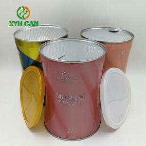 Wholesale Milk Powder Tin Can 300g Tin Food Containers Small Waist Shape Printed Tin Containers from china suppliers