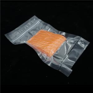 Wholesale Precut Embossed Transparent Zipper Bag Vacuum Seal For Food Vac Storage from china suppliers