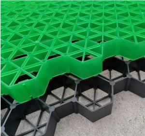 Wholesale 500*500*70MM High Compressive Strength HDPE Interlocking Gravel Grass Paving Grid from china suppliers