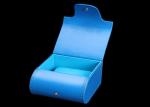 Blue Cardboard Women Watch Box With Stitching Gift Packaging Durable 110 * 110 *