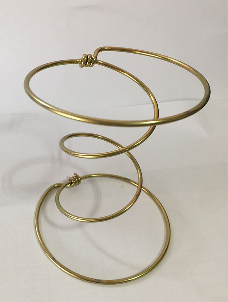Bonnell Coil Gold Plated Springs For Sofa Seat Unit And Mattress Core Making