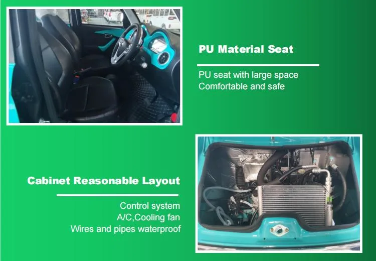 1. Hot Sell China Manufacture Electric Adult Raysince Rhd Mini Electric Car