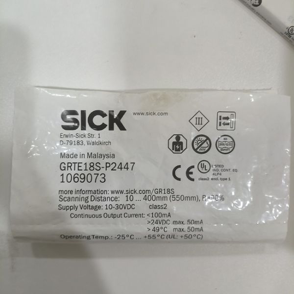 GRTE18S-P2447 SICK 1069073 High-performance Diffuse Reflection Photoelectric Sensor