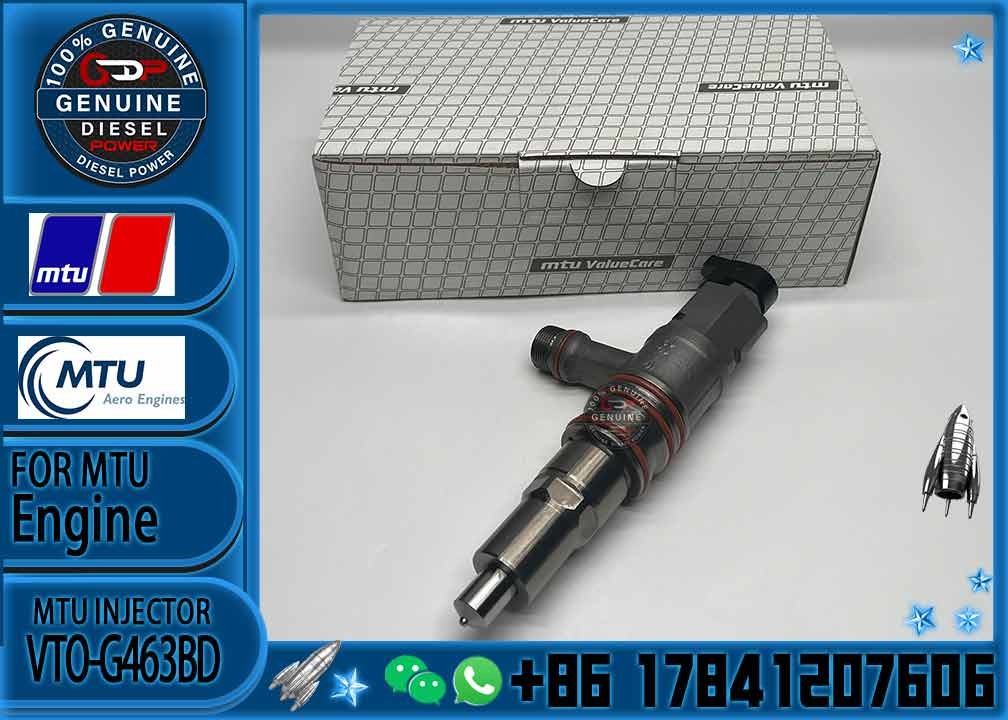 Diesel injector X52407500053 52400017 23526589 for VTO-G463BD MTU4000 fuel injector for machinery