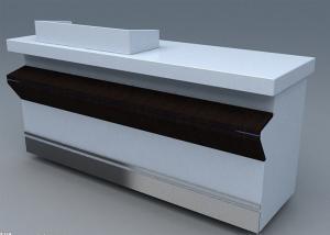 Wholesale Commercial Steel Edge Retail Shop Counters , Practical Store Checkout Counter from china suppliers