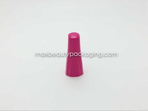 Wholesale N2040 uv pink color coating finish nail polish cap nail polish packaging double cap plastic cap flat brush from china suppliers