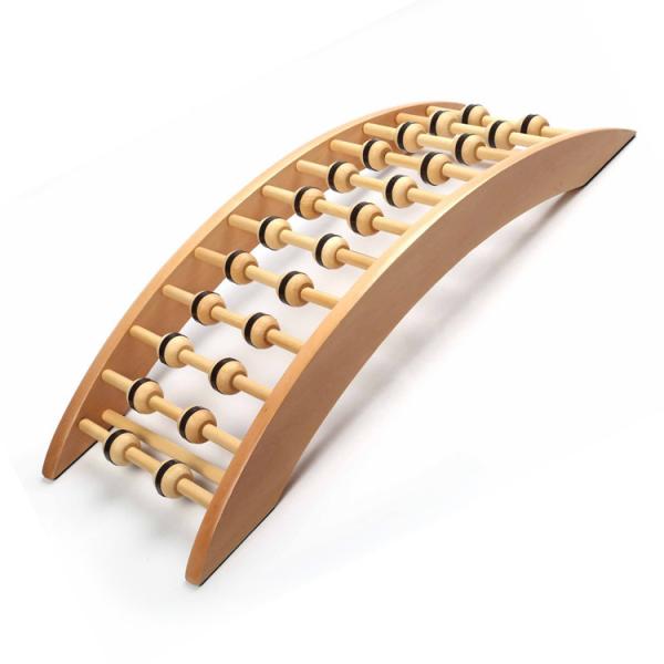 Natural Wooden Electric Back Massager Eco Friendly Material Increases Blood