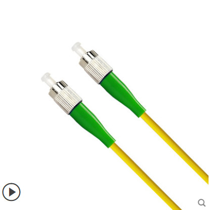 Fiber Optic Patch Cord FC / APC To FC / APC Simplex Single Mode 3M