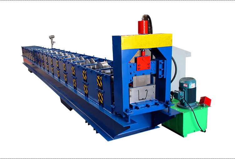 new design 2017 canton fair xinnuo metal seamless rain gutter cold roll forming machine