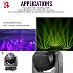 320W Outdoor Sharp DMX Moving Head Stage Light China Factory