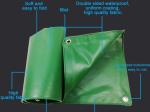 650gsm Waterproof UV Stabilized PVC Truck Cover B1 Flame Retardant In Green