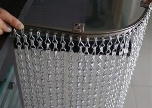 Wholesale Customized Aluminium Chain Link Metal Curtain Walls For Shopping Mall 90x210cm from china suppliers