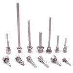 Swiss Type CNC Lathe Turning Parts Stainless Steel Thread Cylindrical Dowel Pin
