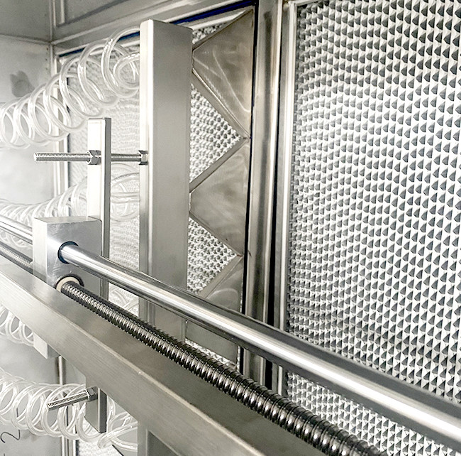 2000cfm 705×1175×900mm Cold Plate Spray BIBO System Prevent Harmful Aerosols