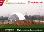 White Cover Customized Luxury Camping Tent European Style For Outdoor Hotel 30m